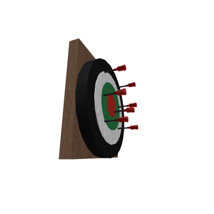 Dart In A Dart Board