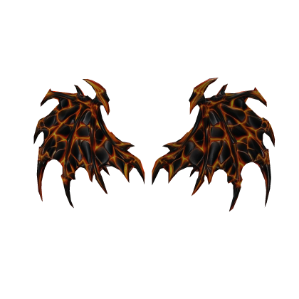 Molten Dragon Wings Black Orange