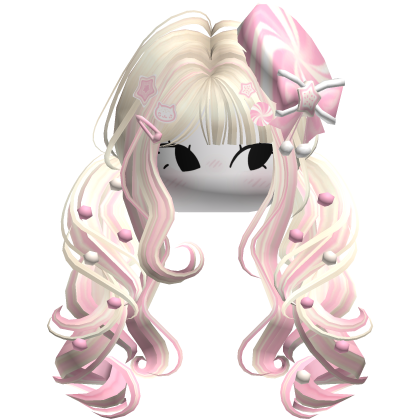 ♡ Christmas Peppermint Pigtails (Pink Beige)