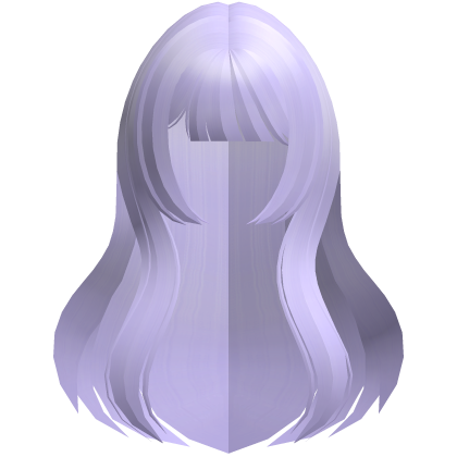 long straight hime anime hair purple