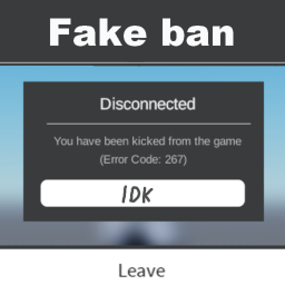 Fake ban