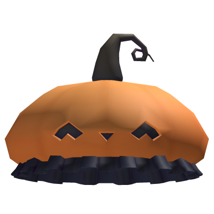 Orange Halloween Pumpkin Hat