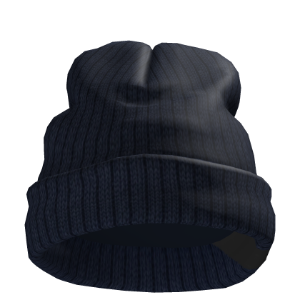Large Worn Blue Beanie