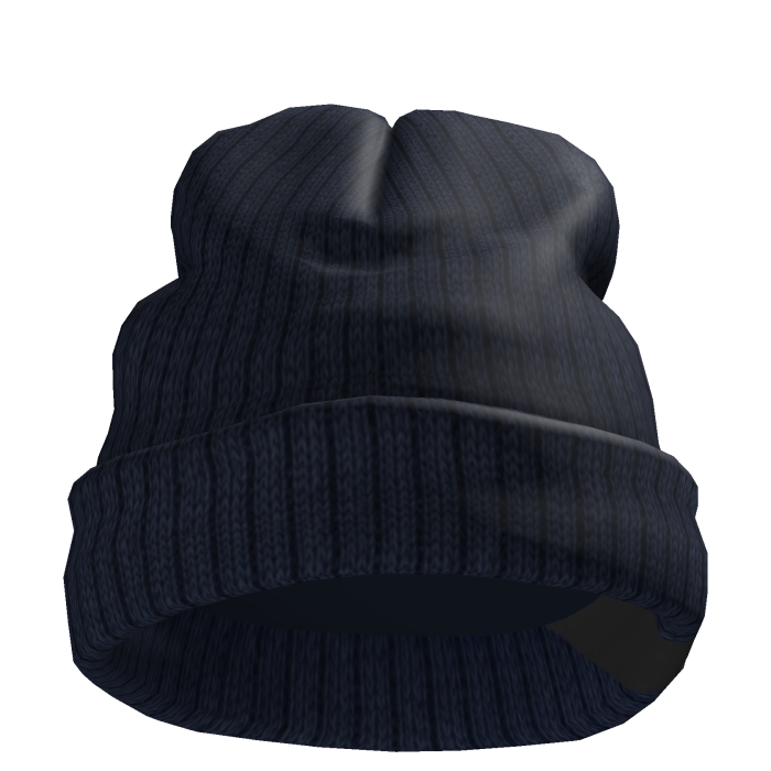 Large Worn Blue Beanie