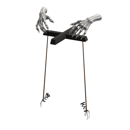 haunted black wooden puppet hands doll