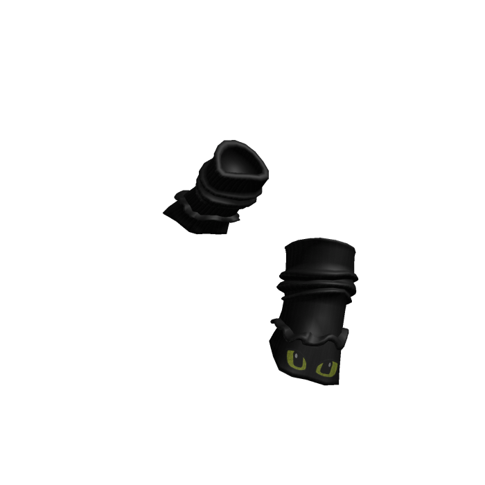 Black Dragon Toothless Knit Arm Warmers Y2K Cute