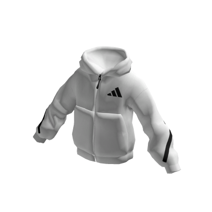 adidas ZNE Collection White Hoodie thumbnail