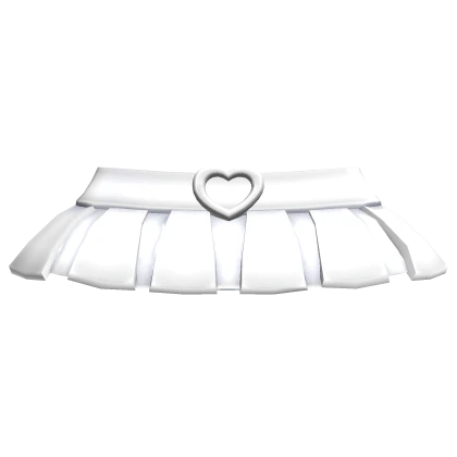 White Heart Mini Skirt Roblox Item Rolimon s
