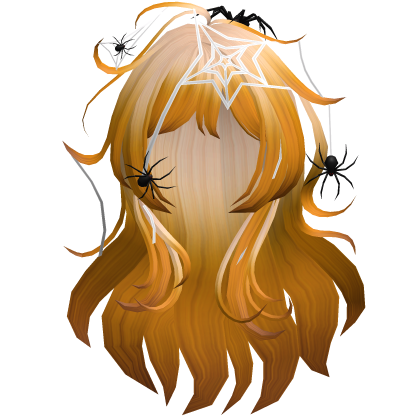 Messy Scene Spider Web Halloween Hair Roblox item
