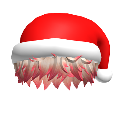 Blonde Red Messy Christmas Hair / Santa Hat Roblox item