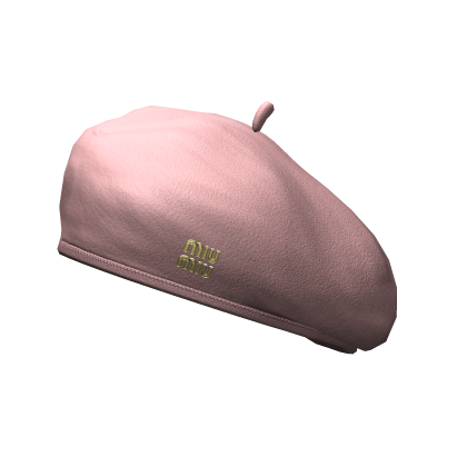 Miu Pink Vintage Chic Beret☆