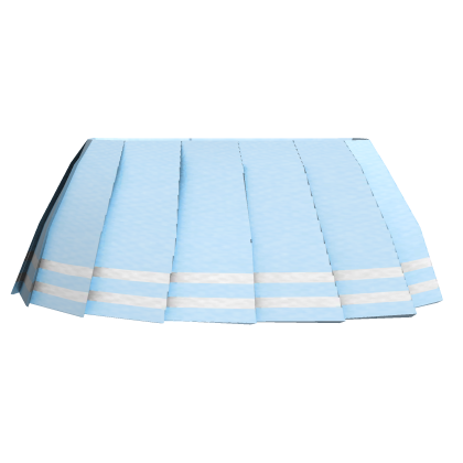 1.0 Simple Fem Striped Skirt R6 in Blue