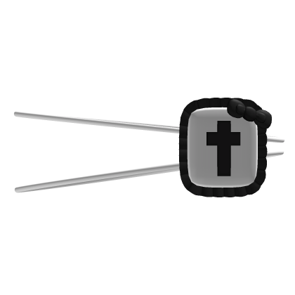 . ‿♡cute black & white ruffle nurse eyepatch w bow Roblox item