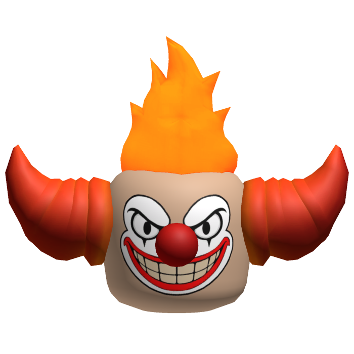 Flame Horn Clown Head