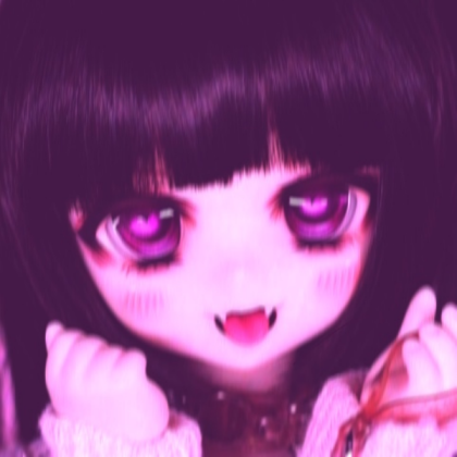 Purple Aesthetic Hyper Anime Girl Pfp Roblox decal