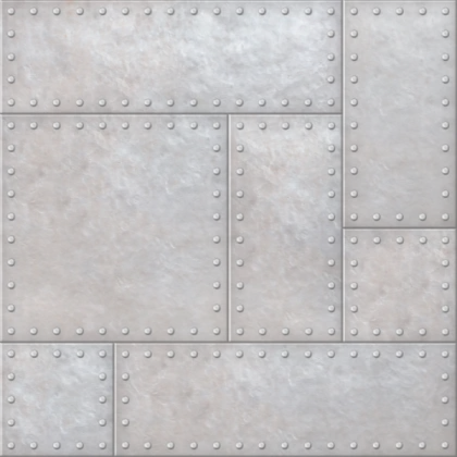 transparent metal rivets