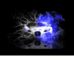 Blue iced