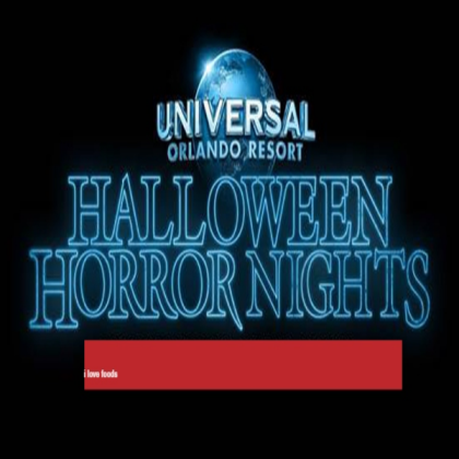 Halloween Horror Nights Roblox decal