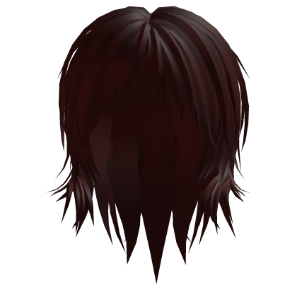 Unkept Emo Boy Vkei Anime Hair (Red)