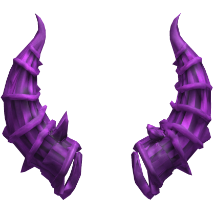 Purple Crystal Horns Roblox item