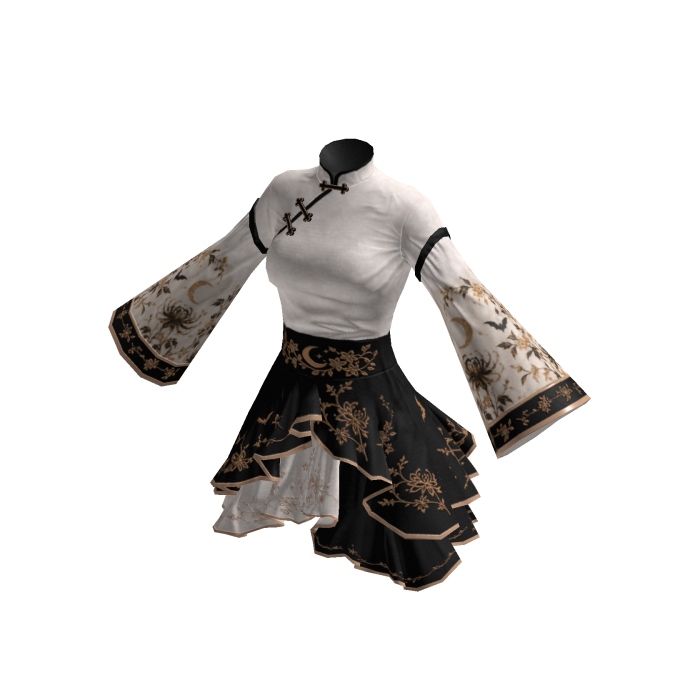 ✧♡✧ Black & White Martial Arts Dress