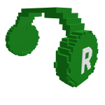 Green 8-Bit Clockwork Headphones