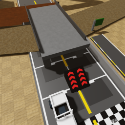 Desert drifting (hold shift to go faster in cars)