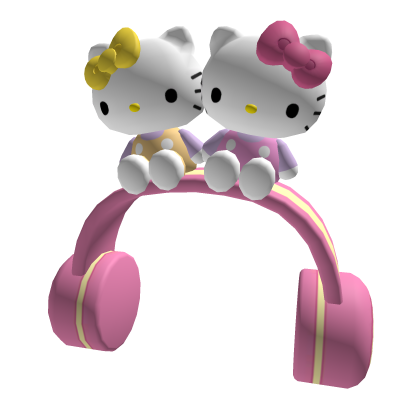 Hello Kitty and Mimmy Headphones - Roblox
