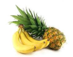 bananas + pineapples