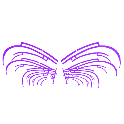 Purple T.R.I Reworked Plasma Big Wings [ Glow ] Roblox item