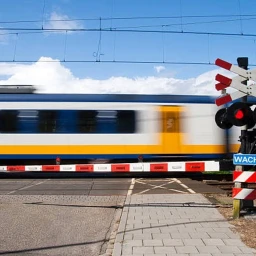 dutch railroad crossing icon