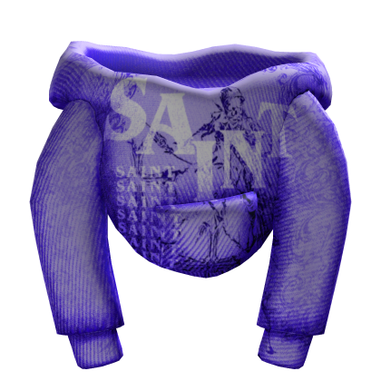 Purple Designer saint Female hoodie