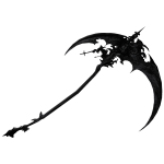 Onyx Dragon Scythe of Lament