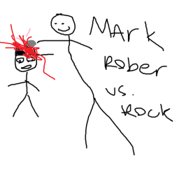 Kill Mark Rober With A Rock Simulator