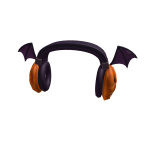 Pumpkin Bat Wing Headphones - Hallowbeat