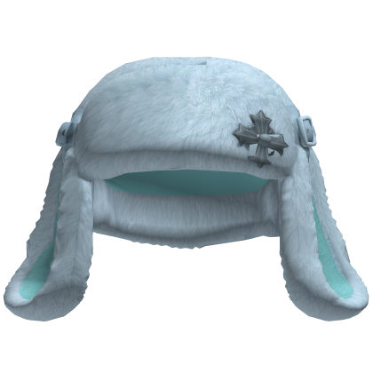 Blue Cute Bunny Ears W/ Ushanka
