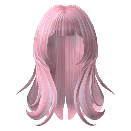 Pink Long Cutesy Preppy Hair