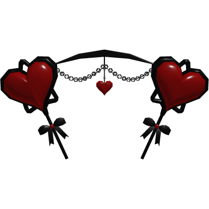 ♡ Crimson Red Heart Bopper - Diwali Sparkler Addon