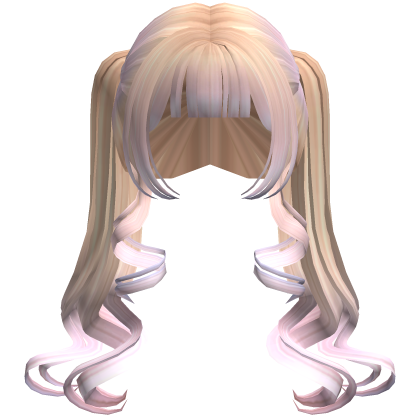 Anime School-Girl Twintails (Cotton Candy) Roblox item