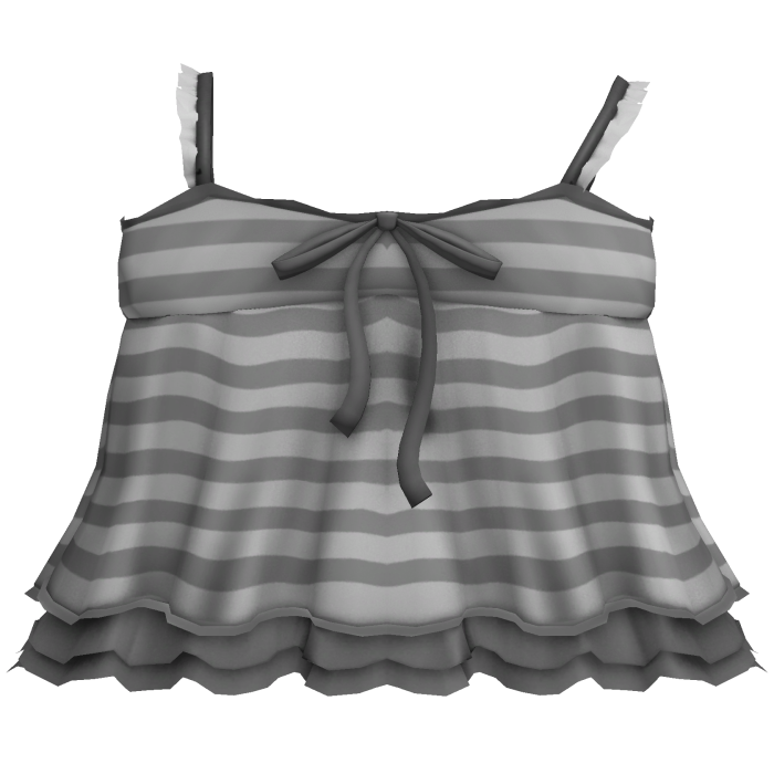 delicate babydoll laced sweet dress grey stripes