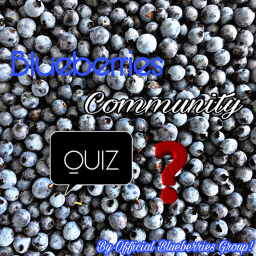 Blueberries Community Quiz 💬 [NOT FINISHED!]