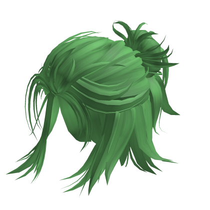mint green ronin samurai hair Roblox item