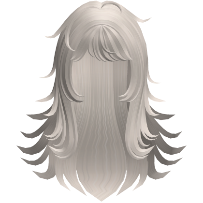 Blonde Wispy Messy Long Girl Hair Roblox item
