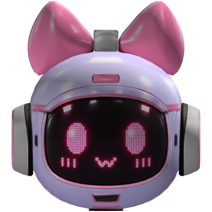 Cute Japanese Robot Maid Head