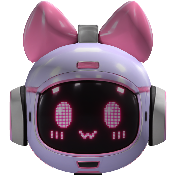 Cute Japanese Robot Maid Head