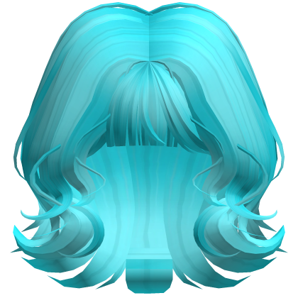 Short Wavy Layered Bob (Ocean Blue)