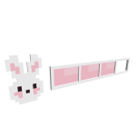  🐇 Pink bunny pixel health bar