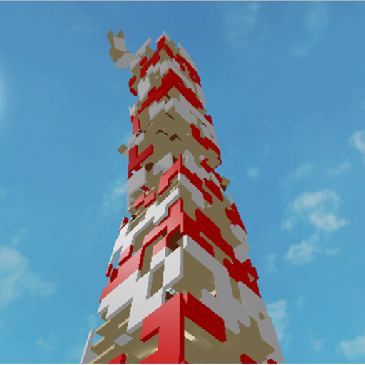 Survive the falling lighthouse!