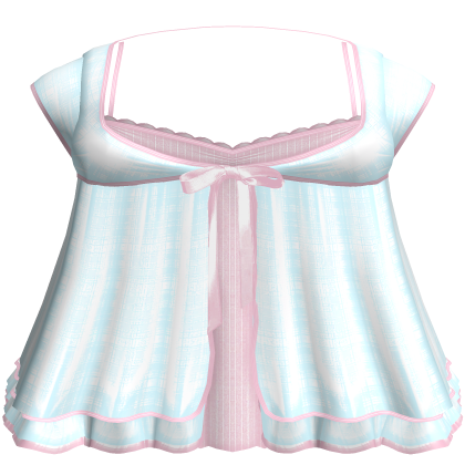 Cute Blue Pink Top Gothic Doll Dress 3.0