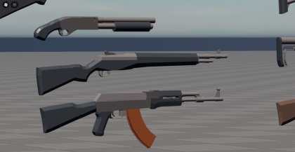 Low Poly Gun Asset Pack  preview 2